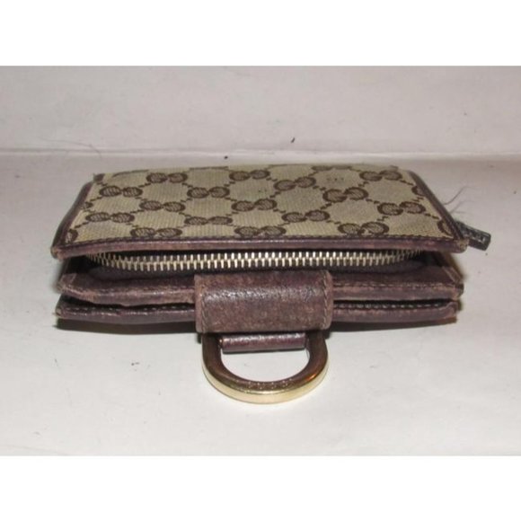 GUCCI Brown Large G Logo Print Coated Canvas - Picture 2 of 12